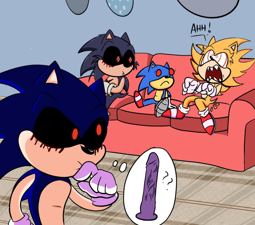 anal ankifun ass classic_sonic classic_sonic.exe creepypasta dildo fleetway_comics fleetway_super_sonic lord_x open_mouth red_eyes scream sonic.exe sonic.exe_(character) sonic.exe_(creepypasta) sonic.exe_(series) sonic_(series) sonic_the_hedgehog sonic_the_hedgehog_(fleetway) sonic_the_hedgehog_(series) sunky.mpeg thought_bubble xd yellow_body yellow_fur yellow_hair