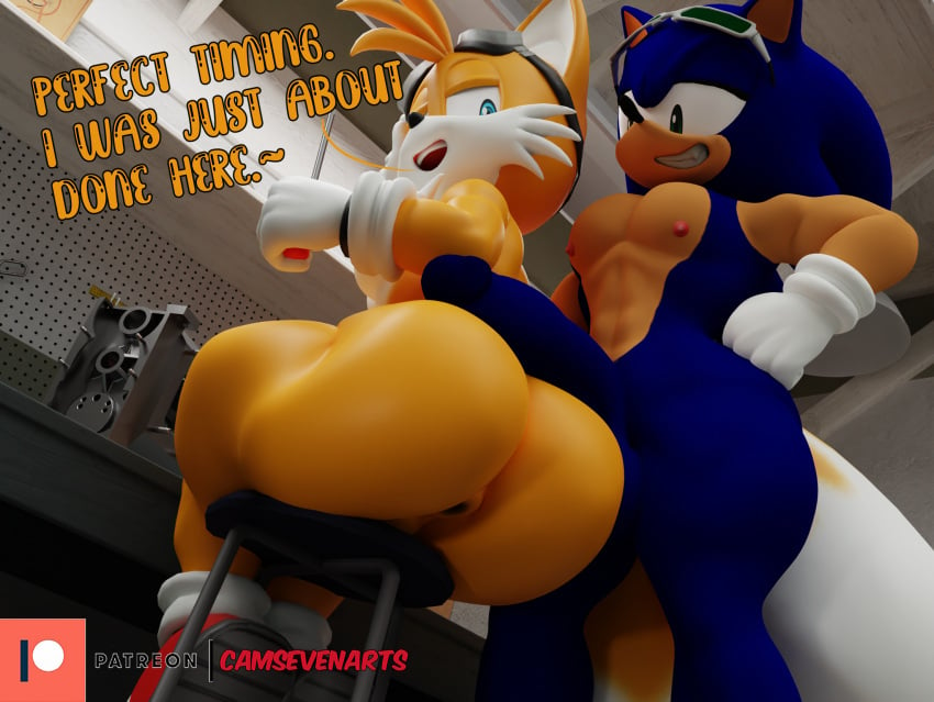 3d 3d_(artwork) anthro_on_anthro big_ass big_butt big_penis bubble_butt camseven completely_nude_male dominant_male fat_ass femboy fox fuckboy gay hedgehog inminent_sex penis_on_ass ready_for_sex seductive sega smiling_at_penis sonic_(series) sonic_the_hedgehog sonic_the_hedgehog_(series) submissive_male tails tails_the_fox teasing workshop yaoi