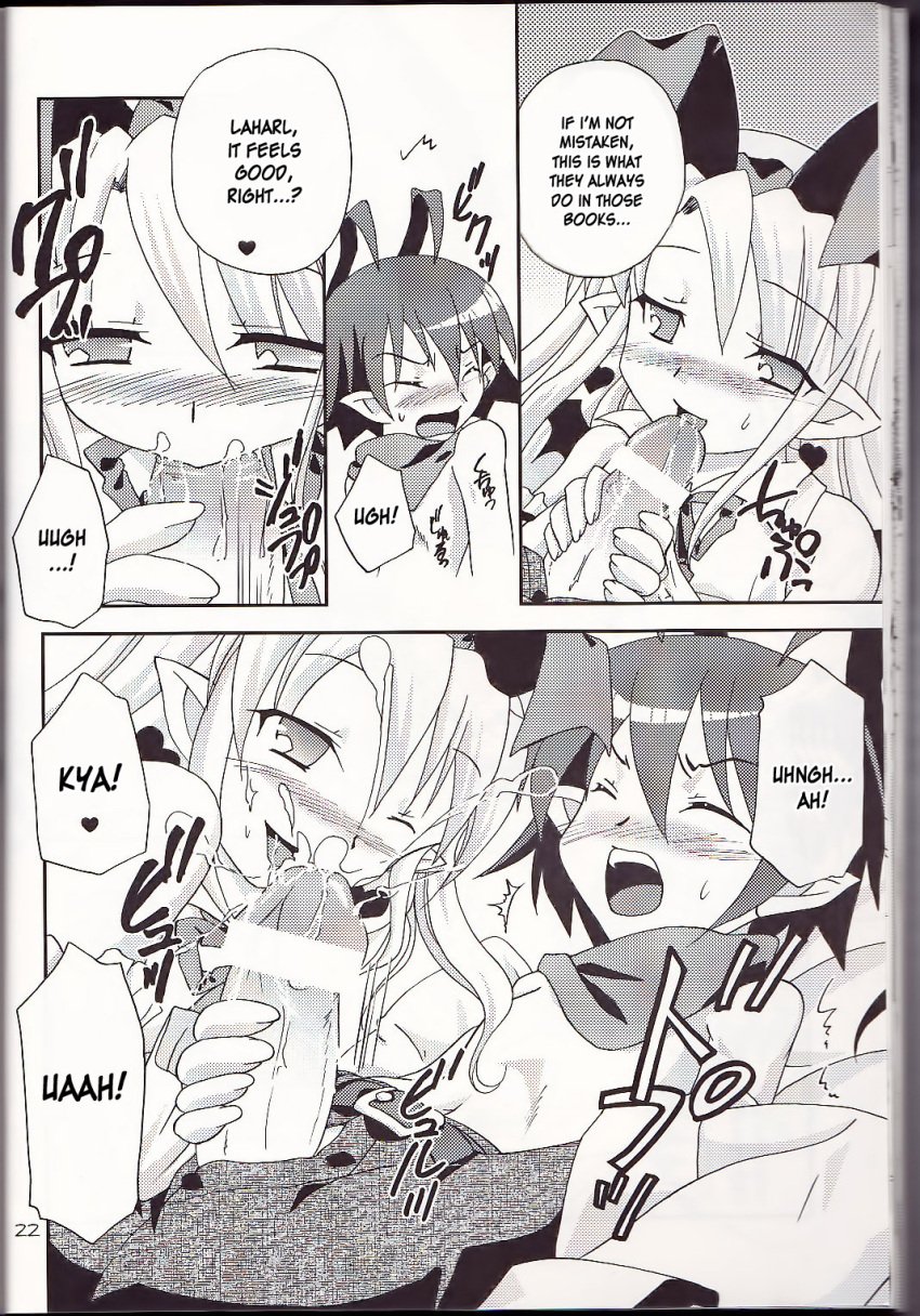 blowjob disgaea disgaea_1 female flonne hebi_ichigo laharl nippon_ichi_software penis umihoshi_minori