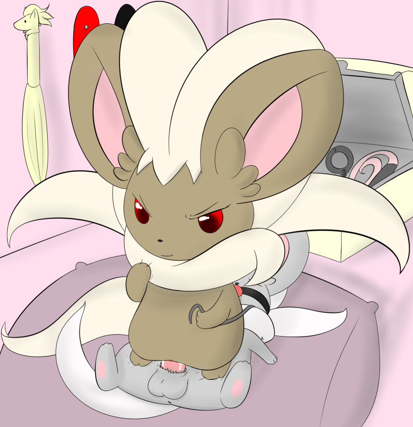 ball_gag bdsm chinchilla cinccino female femdom fur furry pokémon_(species) pokemon shiny_cinccino shiny_pokemon whip yiff yumei