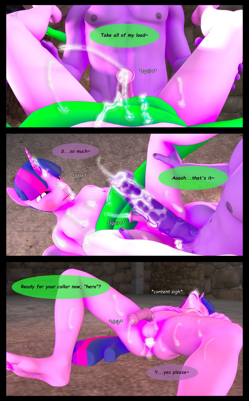 2boys 3d absurd_res after_sex alicorn anal anal_sex anthro anus ass balls big_penis blush bodily_fluids comic cum cum_in_ass cum_inside dialogue duo earth_pony ejaculation english_text equid equine friendship_is_magic ftm_crossgender gay genital_fluids genitals green_eyes hands-free hasbro hi_res horn horse male male/male male_only mammal mane-iac_(mlp) medial_ring multicolored_eyes my_little_pony mythological_creature mythological_equine mythology nude penetration penis penis_size_difference pony precum prehensile_hair pseudo_hair purple_eyes rule_63 stomach_bulge tentacle tentacle_hair text twilight_sparkle_(mlp) two_tone_eyes undressing_another unie wings