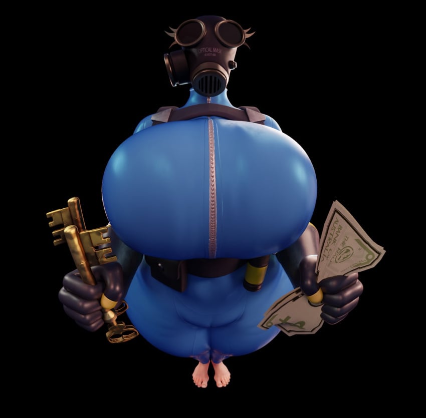 1girls 2024 3d 3d_(artwork) black_background black_mask bodysuit bra_visible_through_clothes breasts cand3d facemask feet fempyro gas_mask gigantic_breasts gloves huge_breasts jpeg jpg key latex_gloves money pyro rule63 standing tagme team_fortress_2 valve zipper