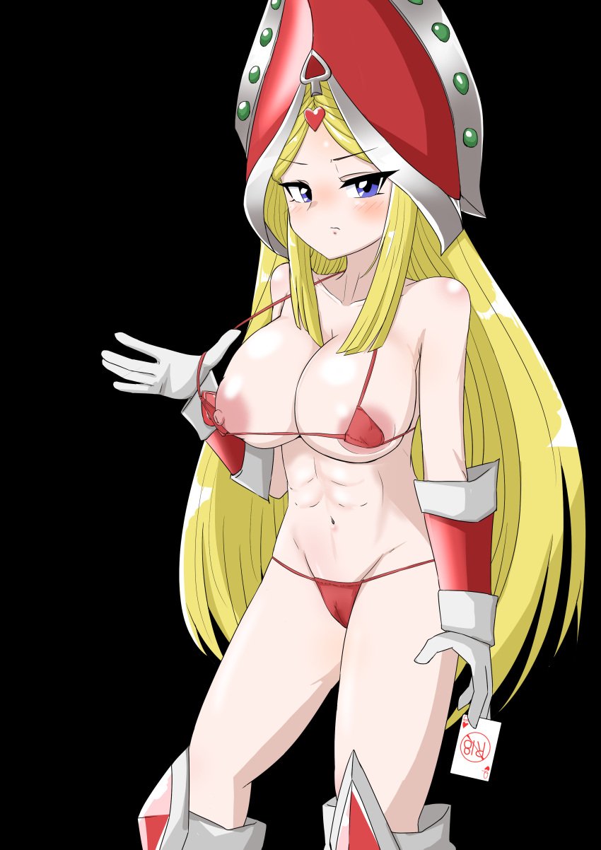 1girls bikini_armor duel_monster queen's_knight yu-gi-oh! yunagi1925