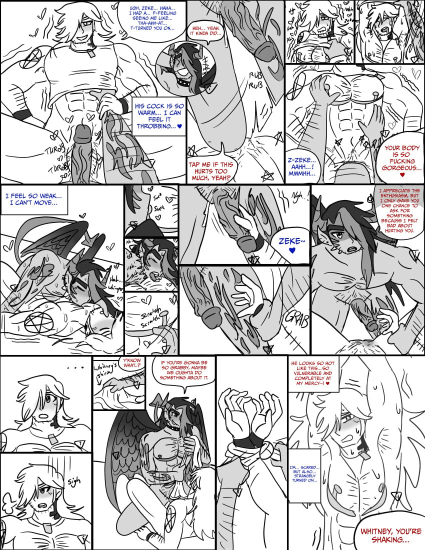 2boys c0de_blue comic comic_page cuntboy cuntboy_focus cuntboy_only cuntboy_sans_balls degrees_of_lewdity duo duo_focus gay herm hermaphrodite human intersex male male_focus male_only maleherm multi_genitalia muscular muscular_cuntboy muscular_male page_4 penis pussy whitney_(dol) wings zeke_(c0de_blue)