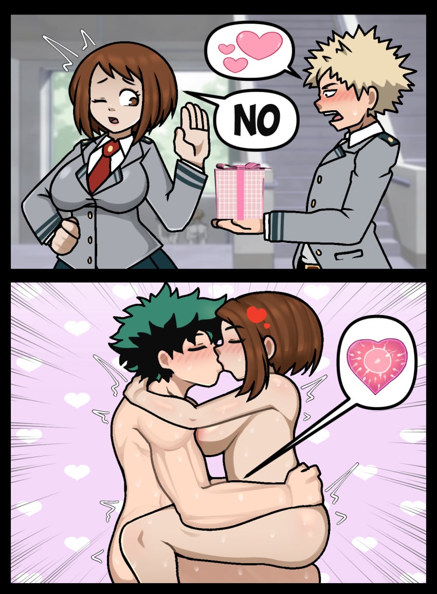 1girls 2boys 2koma brown_hair commission couple deku female good_end hetero huge_breasts human human_female human_male human_only ignoring impregnation izuku_midoriya katsuki_bakugou kissing kissing_while_penetrated love male muscular muscular_male my_hero_academia ochako_uraraka ovum romantic romantic_couple romantic_sex seductive semen semen_in_uterus sex short_hair sperm sperm_cell sperm_meets_ovum steca straight thelazyart thick_ass thick_legs uterus vagina vaginal_penetration x-ray