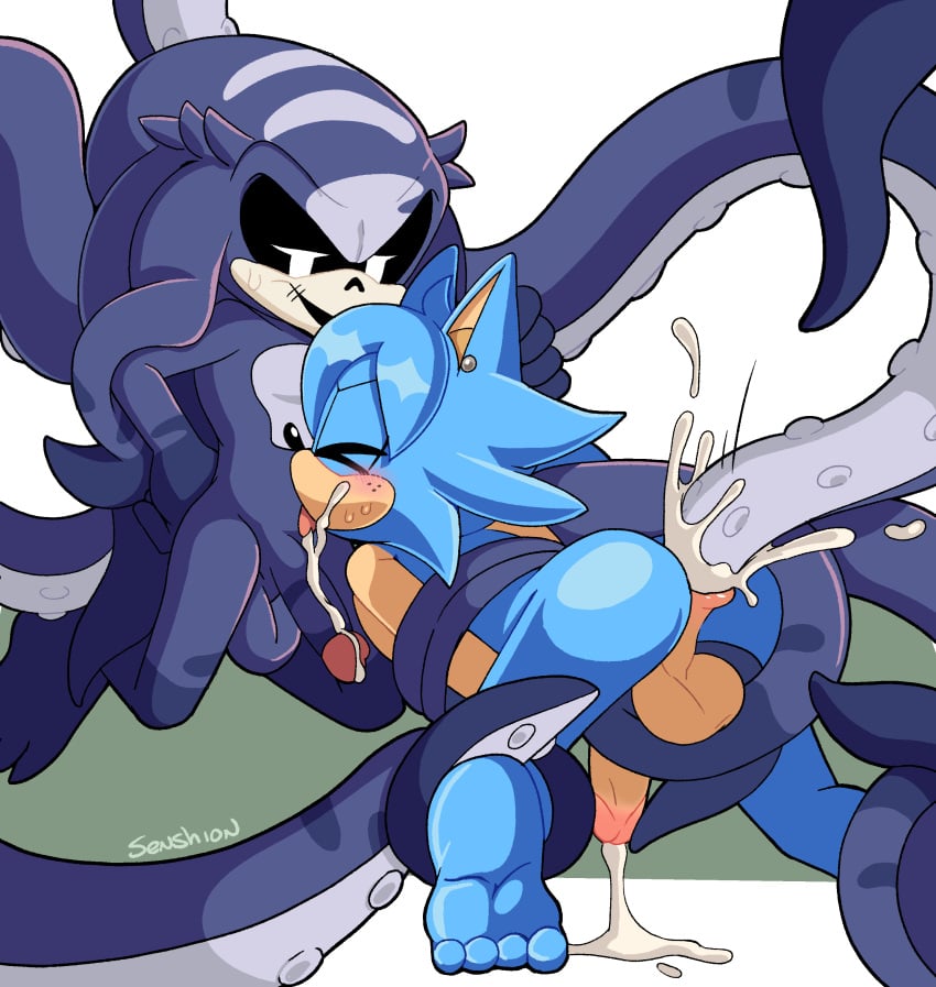 2d after_deepthroat after_oral anal blowjob cum_in_ass cum_in_mouth cum_while_penetrated gay idw_comics idw_publishing mimic_the_octopus mobian mobian_(species) mobian_octopus oc_character oc_x_canon octopus oral oral_sex sega senshion sonic_(series) sonic_the_hedgehog_(comics) sonic_the_hedgehog_(idw) sonic_the_hedgehog_(series) tongue_out yaoi