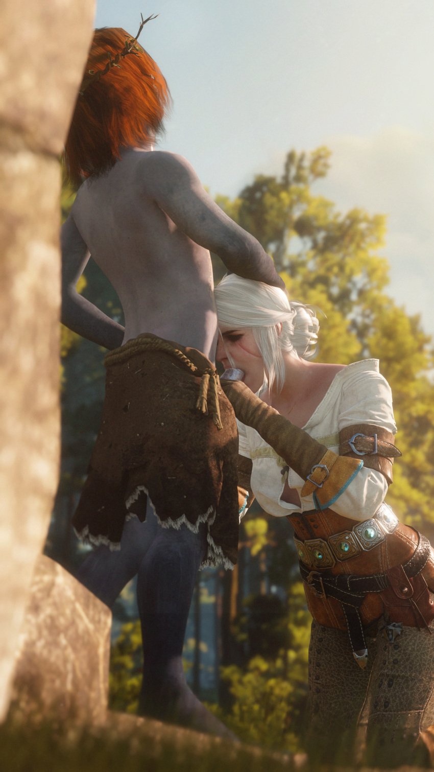 3d blowjob ciri godling johnny oral temeria the_witcher_(series) witcherres