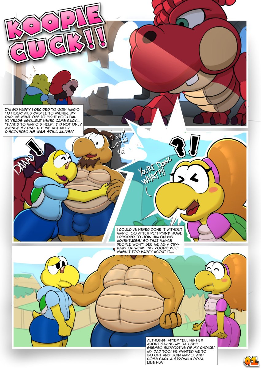 big_ass bootydox cheating_boyfriend cheating_girlfriend comic cucked_by_father dilf female femboy hug imminent_cheating imminent_cuckold imminent_netorare imminent_ntr koopie_koo koopley koops mario mario_(series) mutual_cheating paper_mario slightly_chubby super_mario_bros.