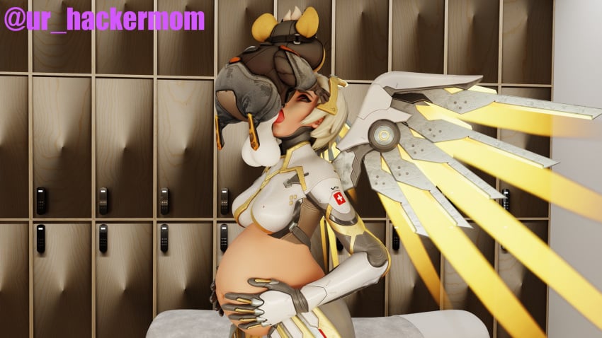 cum cum_in_mouth forced hammond_(overwatch) hyper_penis inflation massive_penis mercy oral_rape overwatch pregnant rape raped raped_female raped_girl wrecking_ball zoophilia