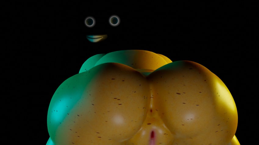 3d alien anus censored_pussy chubby chubby_female creepy fat grussy_(justyschultz) justyschultz monster monster_girl puffy_pussy pussy scary spread_legs