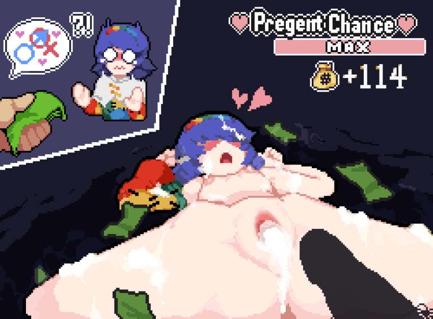 after_sex chimata_tenkyuu instant_loss_2koma pixel_art ranbow tagme touhou