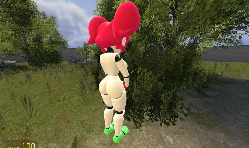 3d artist_request baby_(fnafsl) back_view bush bushes circus_baby circus_baby_(fnaf) five_nights_at_freddy's five_nights_at_freddy's:_sister_location fnaf futanari gynoid outdoor_pee outdoors outside peeing peeing_in_bush piss pissing solo solo_focus source_request standing standing_pee tree trees urinating urinating_futanari urination urine