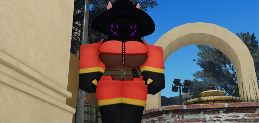 1girls 3d cometrr34 cosplay female fempyro furry protogen pyro pyro_(team_fortress_2) roblox roblox_avatar robloxian self_upload tagme