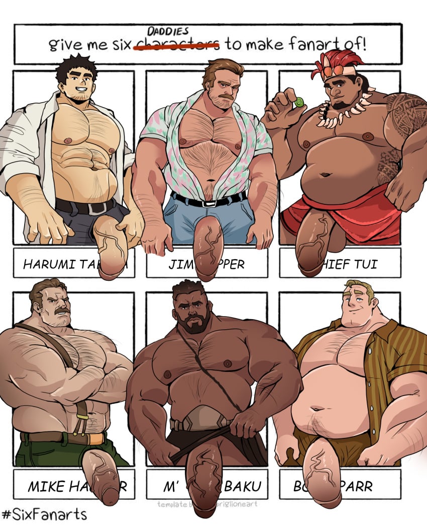 balls bara beard big_penis black_panther_(series) crossed_arms crossover da_ddy22 dad daddy daddy_kink dadee facial_hair final_fight flaccid jim_hopper m'baku male male_only marvel mike_haggar moana moustache mr._incredible multiple_males muscles muscular my_senpai_is_annoying open_shirt penis penis_through_fly robert_parr six_fanarts_challenge solo solo_male stranger_things takeda_harumi_(shiromanta) the_incredibles tui_waialiki