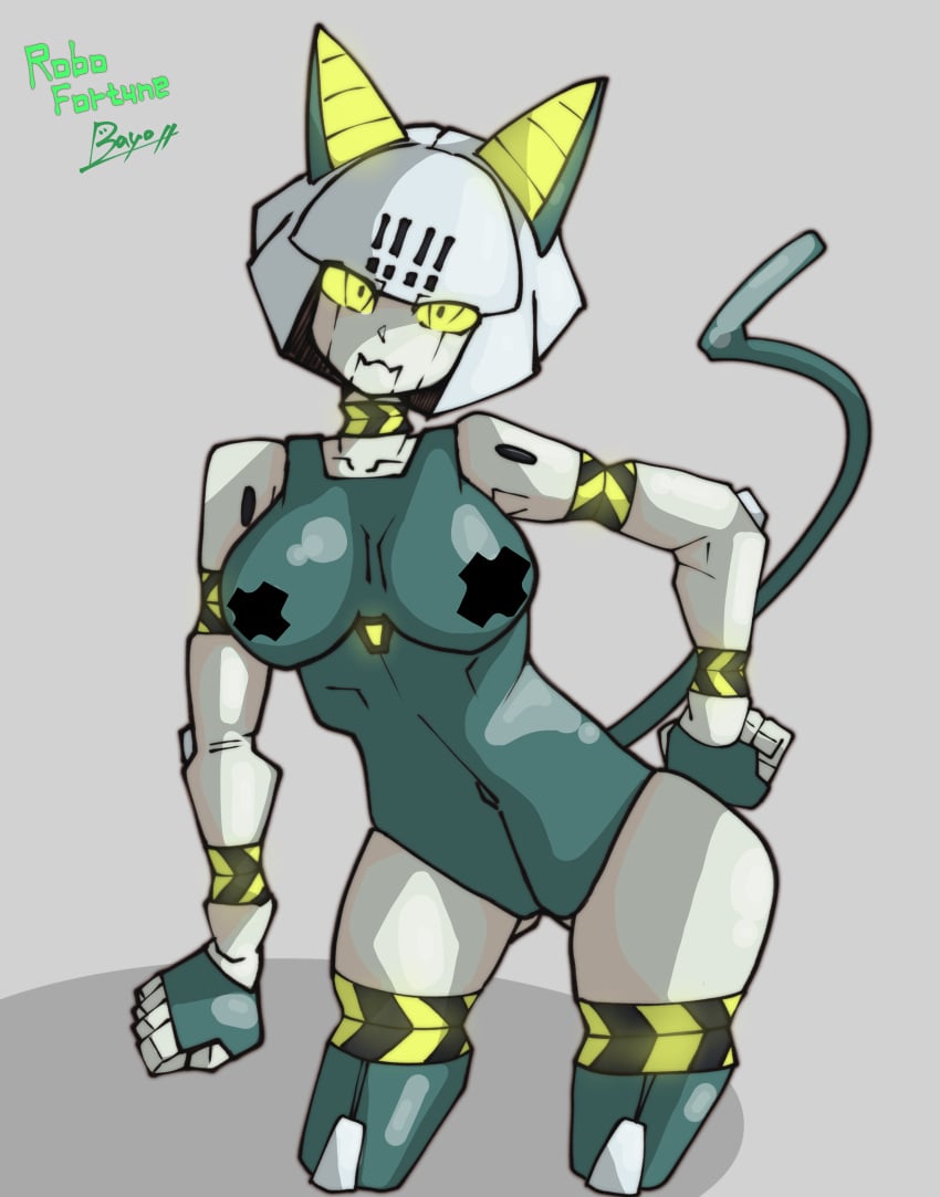 bayonetto female looking_at_viewer robo-fortune robot robot_girl skullgirls video_games