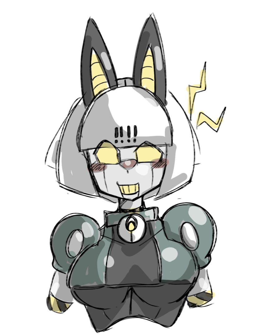 bayonetto blush female looking_at_viewer robo-fortune robot robot_girl skullgirls video_games