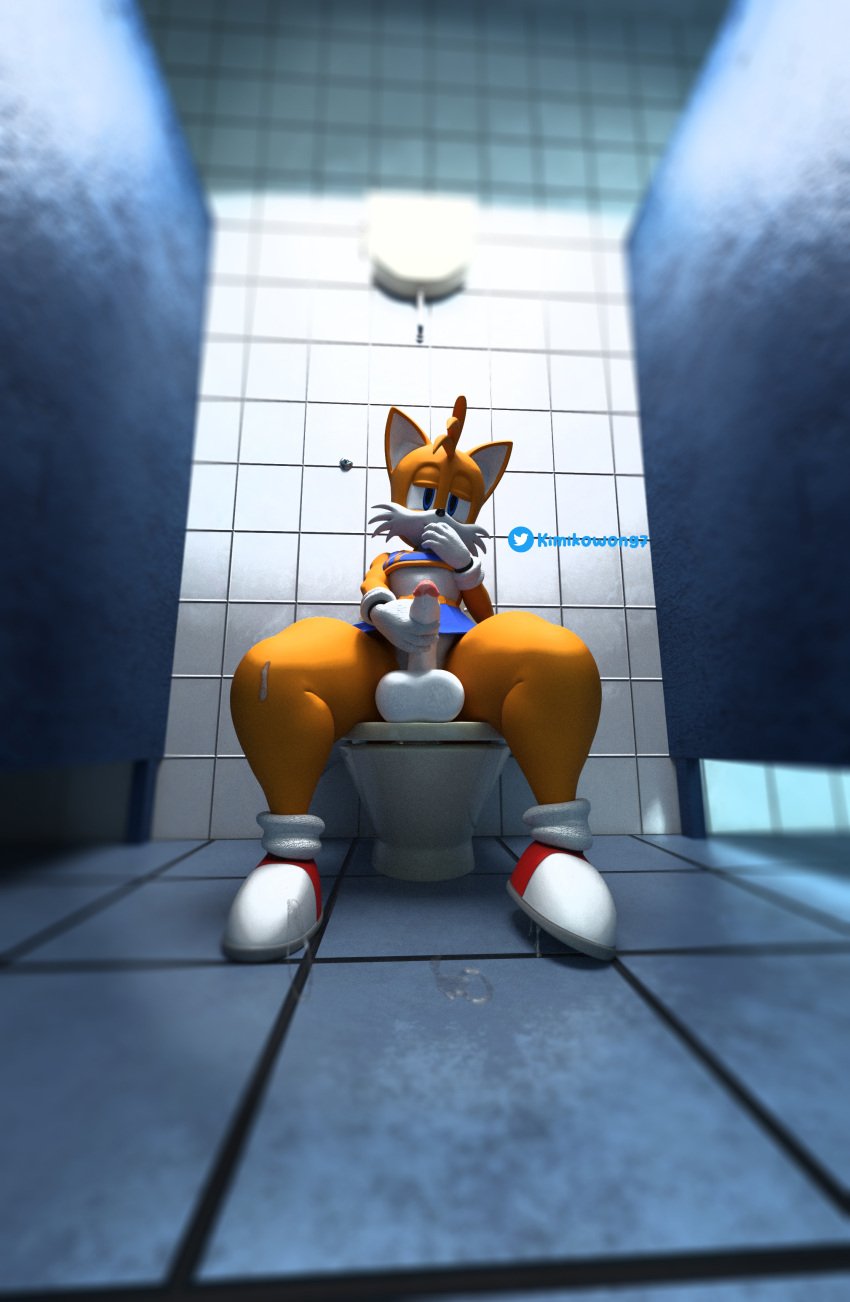 3d balls bath bathroom blender cum giant_balls image kimikowong7 penis sonic_(series) tails wanking