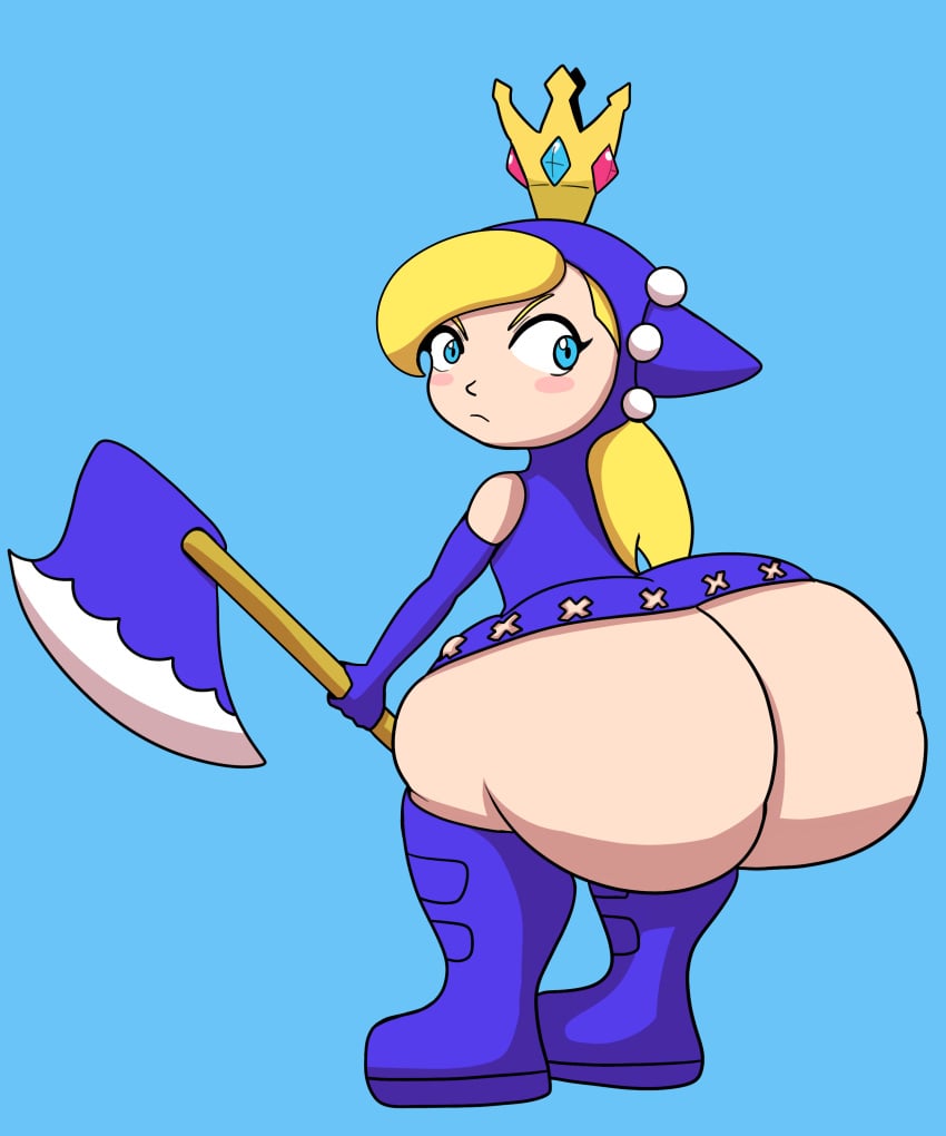 1girls 2023 ass ass_focus bubble_butt butlova female female_only huge_ass huge_butt inflation mario_(series) mario_tennis nintendo no_underwear underass wapeach