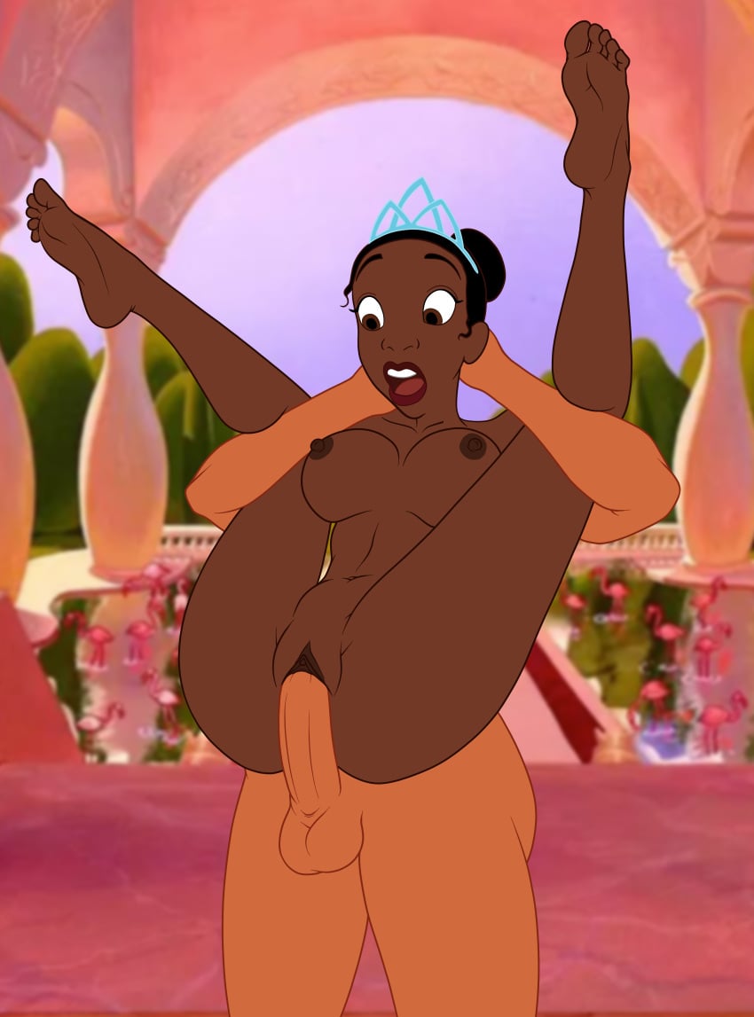 1boy 1girls accurate_art_style african african_female aladdin aladdin_(1992_disney_film) aladdin_(character) arab arab_male balls black_hair breasts brown_eyes chancero completely_nude completely_nude_female crossover crown dark-skinned_female disney disney_princess faceless_male feet full_nelson full_nelson_(legs_held) full_nelson_vaginal interracial interracial_sex looking_down melanin middle_eastern middle_eastern_male moaning open_mouth partial_male penis penis_in_pussy princess_tiana reverse_suspended_congress sex soles standing_full_nelson straight tagme tan-skinned_female the_princess_and_the_frog tiana tiara vaginal_penetration