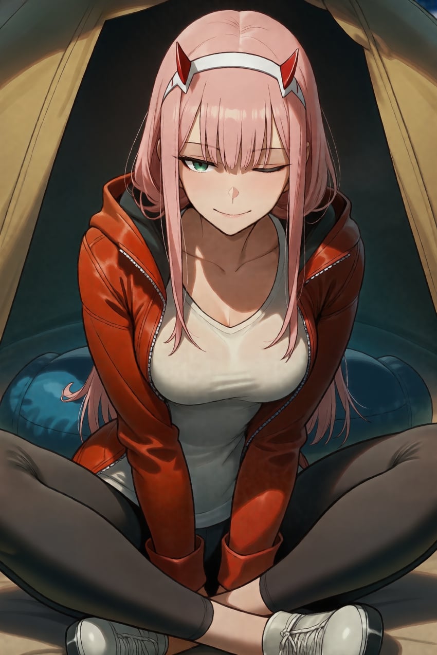 Zero Two (Darling In The Franxx) Rule 34 Image