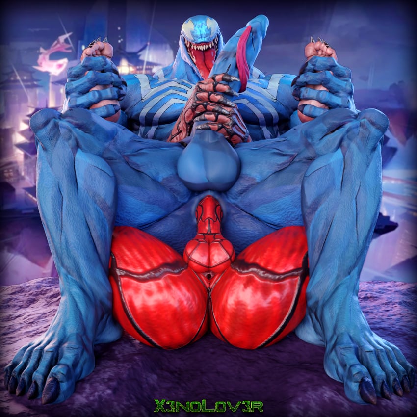 2boys 3d alien anal_sex big_ass big_balls big_butt big_penis carnage_(marvel) cyan_clash_venom erection gay hi_res humanoid male male/male male_only marvel marvel_comics marvel_rivals muscular muscular_male nude penetration penis sex symbiote thekidxeno venom venom_(marvel) venom_(marvel_rivals)