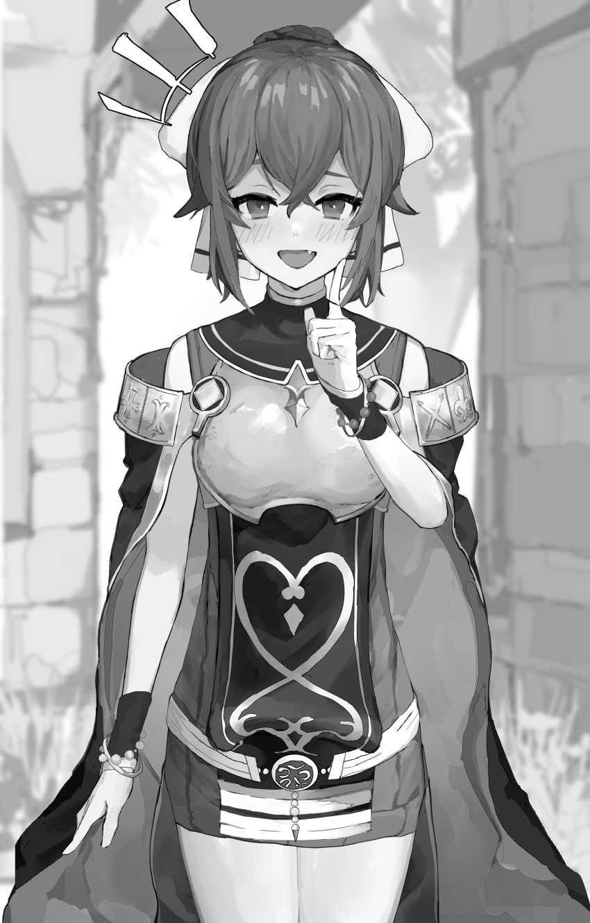 1girls armor bare_shoulders bare_thighs bow bracelet breastplate cape delthea_(fire_emblem) dress fang female female_only femsub fire_emblem fire_emblem_echoes:_shadows_of_valentia front_view greyscale hair_bow index_finger_raised jewelry long_hair looking_at_viewer monochrome nintendo oerba_yun_fang open_mouth ponytail short_hair smug solo standing textless_version thighs yomogi_(mayonaka_030)