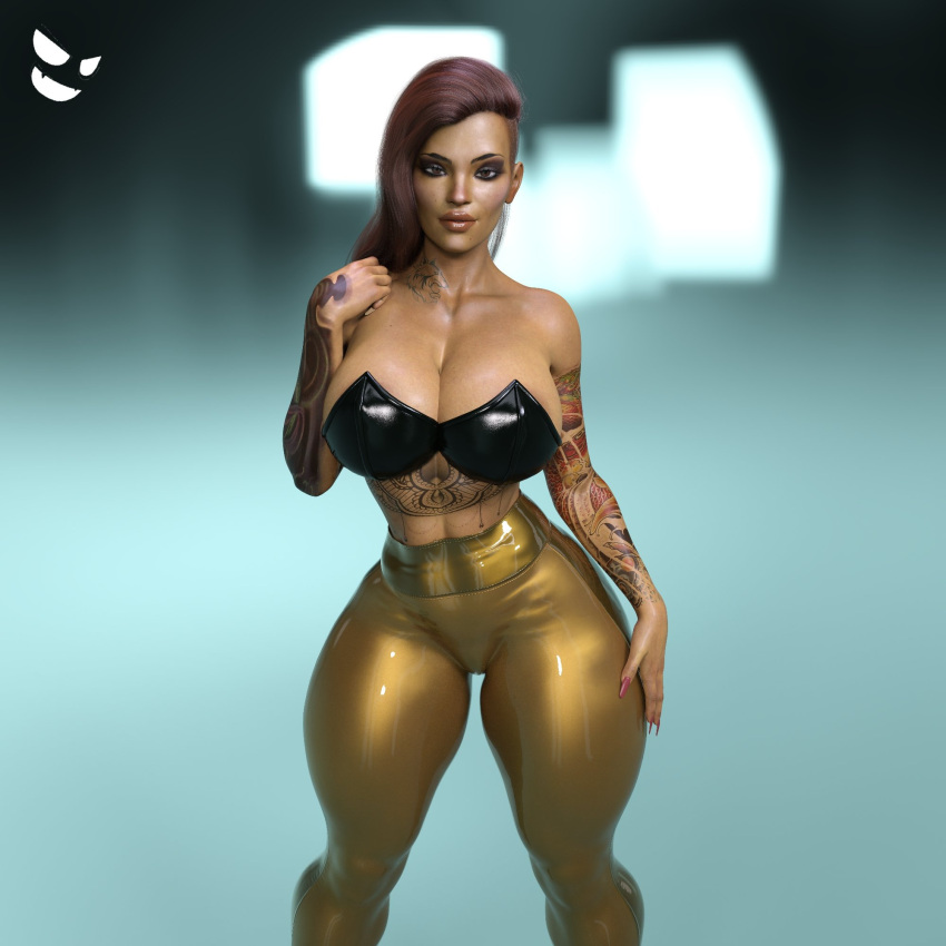 1girls 3d abs apex_legends ass big_ass big_breasts bubble_ass bubble_butt dark-skinned_female female female_focus gm_studios latina loba_(apex_legends) massive_ass massive_breasts respawn_entertainment shaved_side tattoo tattoos thick_thighs tights