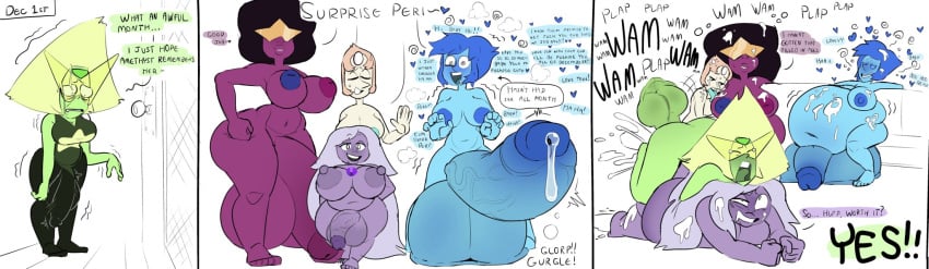 2023 2d 5futas amethyst_(steven_universe) areolae ass balls big_belly big_breasts black_hair blue_body blue_hair blue_skin breasts cartoon_network clothed clothing color comic crazy_eyes cum cum_inside cum_on_body cum_on_hair cum_on_stomach cumflated_belly cumflation dialogue ejaculation english_text erect_nipples erection erection_under_clothes eyewear flaccid fully_clothed futa_on_futa futa_only futanari futanari_penetrated futanari_penetrating garnet_(steven_universe) gem_(species) green_body green_skin heart huge_balls huge_cock humanoid humanoid_penis hung_bottom hyper hyper_balls hyper_cumflation hyper_penis inflation inverted_nipples lapis_lazuli_(steven_universe) large_areolae large_ass naked navel nipples no_nut_november nude oogabutt orgasm orgy pearl_(steven_universe) penetration penis penis_size_difference penis_under_clothes pent_up peridot_(steven_universe) precum puffy_nipples purple_body purple_skin sex size_difference standing steven_universe text thick_thighs veiny_penis white_hair wide_hips