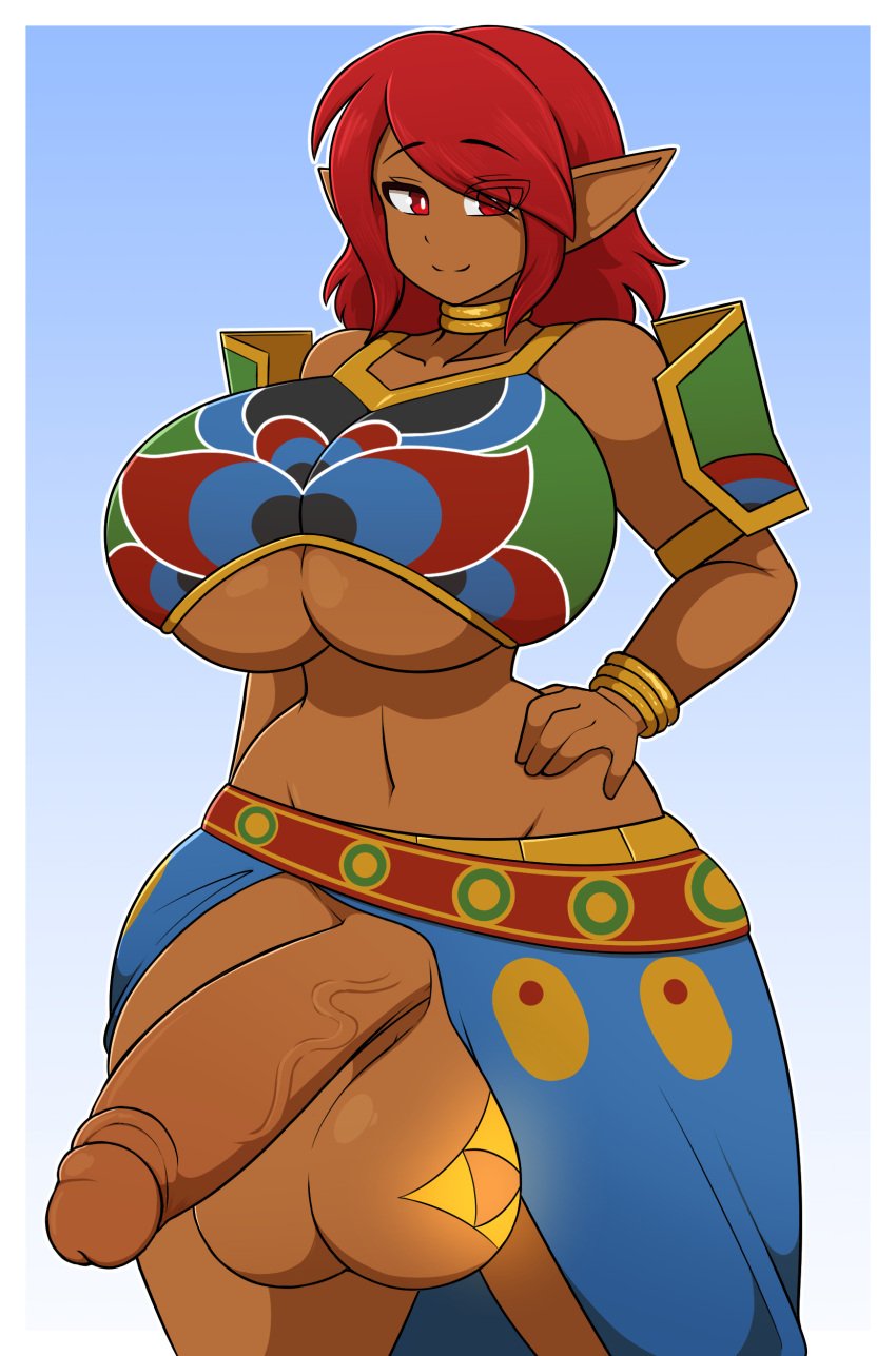 1futa 2023 amazon balls big_balls big_breasts big_penis bottomless breasts breath_of_the_wild cleavage clothed clothing cosplay dark-skinned_futanari erection futa_only futanari gerudo gerudo_futanari gerudofication huge_balls huge_breasts huge_cock humanoid humanoid_penis large_penis long_hair oc original_character original_characters partially_clothed penis penis_under_skirt red_eyes red_hair smooth_balls solo standing takano_(artist) the_legend_of_zelda the_legend_of_zelda:_breath_of_the_wild thick_thighs transformation triforce underboob urbosa urbosa_(cosplay)