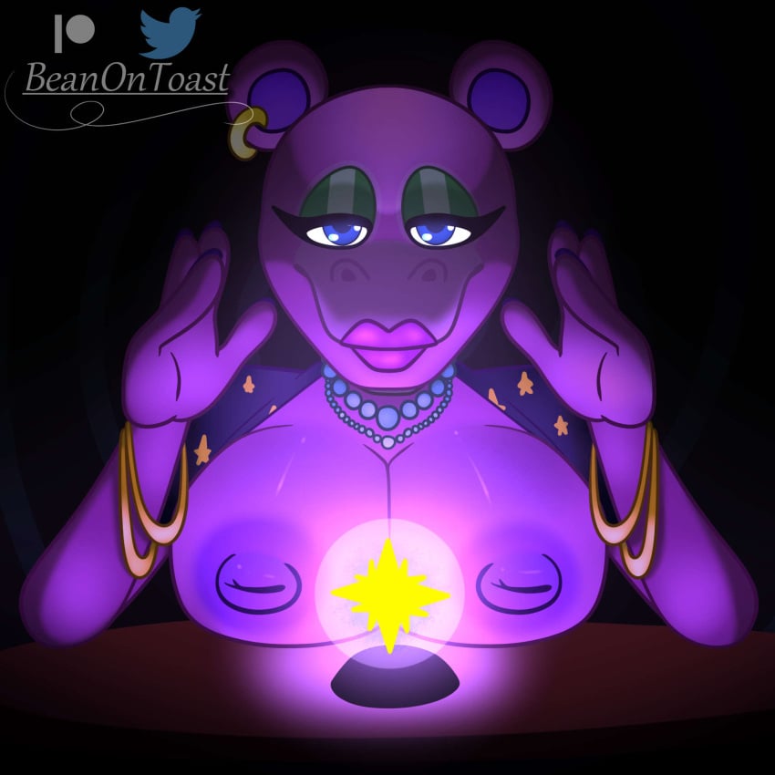 beanontoast big_breasts first_porn_of_character five_nights_at_freddy's five_nights_at_freddy's:_help_wanted five_nights_at_freddy's:_help_wanted_2 hippopotamid hippopotamus mr._hippo mystic_hippo purple_body purple_skin rule_63