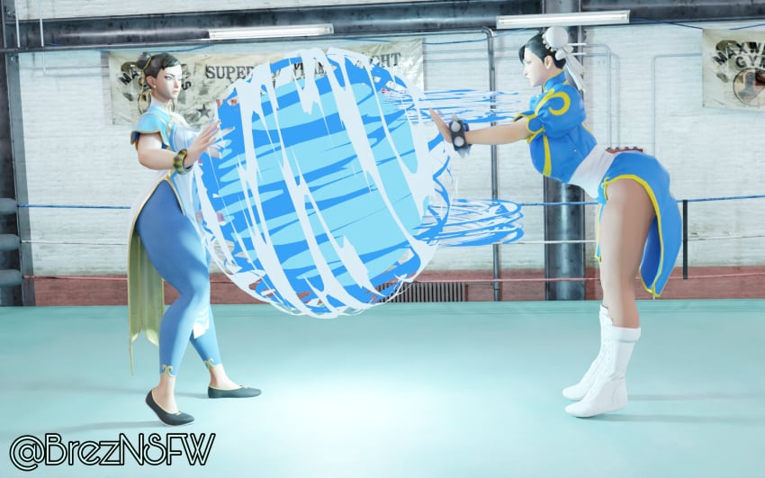 3d battle breznsfw chun-li pantyhose street_fighter street_fighter_6 street_fighter_v