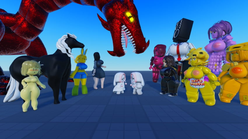 3d 3d_model animal antochan baseplate big_breasts chica_(cally3d) chica_(fnaf) chiki_antu_(antochan) chiku clothed clothed_female comparison crop_top dragon ella_(dsand) fap_nights_at_frenni's female five_nights_at_freddy's fnaf friday_the_13th glowing_eyes horse jason_voorhees king_crimson large_speakerman_(skibidi_toilet) monster multiple_girls my_ghost_friend naked naked_female noob roblox rule_63 screenshot sharp_teeth shorts skibidi_toilet the_ring the_world tiny tusk_(jjba) yamamura_sadako