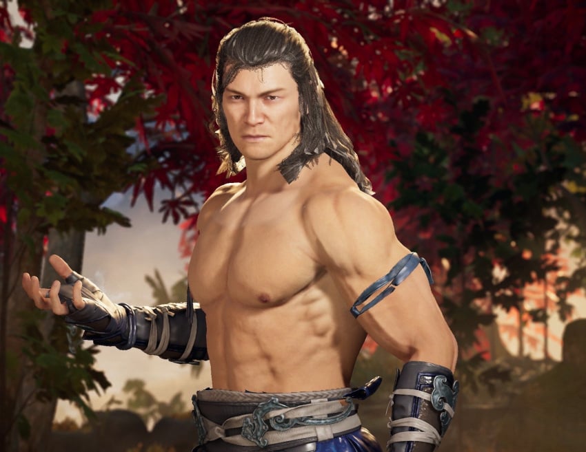 1boy 3d abs bi-han black_hair brown_eyes haviksluz in-game in-game_background long_hair male male_focus male_only male_pov mortal_kombat mortal_kombat_1_(2023) netherrealm_studios ninja nipples pecs shirtless shirtless_male solo solo_male sub-zero