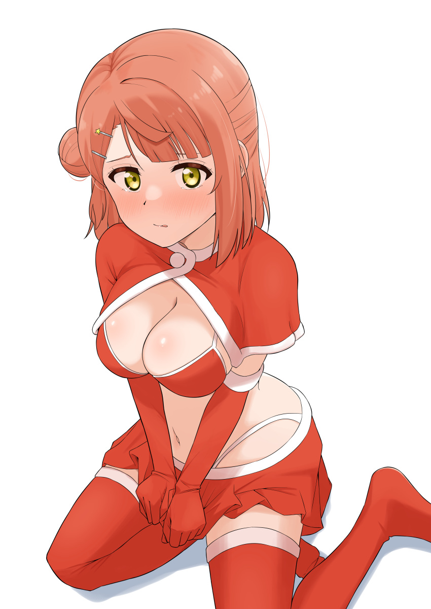 absurdres highres love_live! love_live!_nijigasaki_high_school_idol_club orinasu santa_costume uehara_ayumu