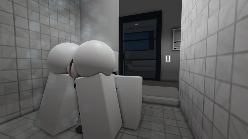 1girls 3d anabel_(void_and_diona) artist_request ass glasses nude pussy roblox robloxian shower showering source_request tagme thetestrblxg white_skin