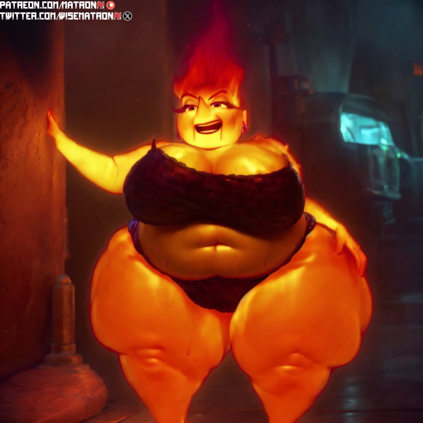 1girls 4k ai_generated areola areolae ass bbw belly belly_button big_belly big_breasts bottom_heavy breasts chubby chubby_female cinder_lumen disney elderly_female elemental elemental_(pixar) elemental_creature elemental_humanoid fat fat_ass fat_butt female female_only fire fire_creature fire_elemental glowing glowing_body highres hips huge_belly huge_breasts huge_butt humanoid large_breasts massive_ass massive_breasts massive_butt massive_thighs matronai_(artist) mature mature_female mature_woman milf morbidly_obese morbidly_obese_female navel nipples not_furry obese obese_female older_female orange_body overweight overweight_female patreon patreon_username pinup pixar solo solo_female solo_focus ssbbw stable_diffusion thick thick_arms thick_ass thick_hips thick_legs thick_thighs thighs twitter_username wide_hips