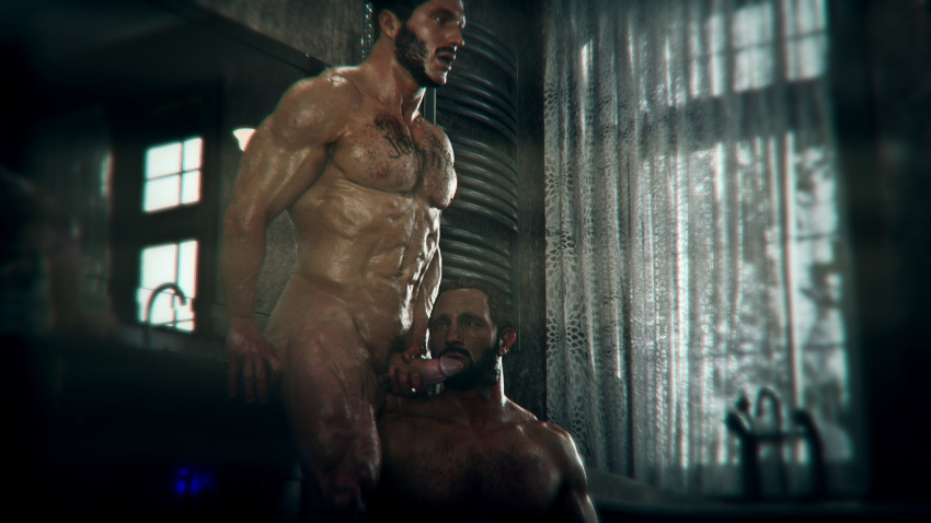 2boys 2humans 2males bara erron_black fellatio gay gay_blowjob gay_oral gay_sex gaymer93 ggaymer93 johnny_cage light-skinned_male light_skin male/male male_focus male_only male_pov mortal_kombat mortal_kombat_11 muscles muscular muscular_male netherrealm_studios oral oral_sex yaoi