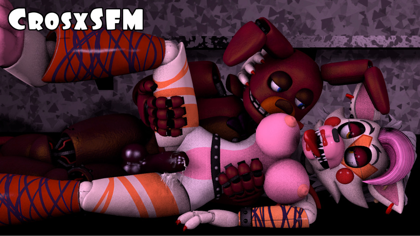 1boy 1boy1girl 1girls after_anal after_anal_penetration after_penetration after_sex ahe_gao ahe_gao ahegao_face blue_eyes bunny_boy crosxsfm cum cum_in_ass cum_inside five_nights_at_freddy's five_nights_at_freddy's:_security_breach glamrock_mangle penis penis_dripping penis_out purple_skin sex spring_bonnie spring_bonnie_(fnaf) wolf_girl yellow_eyes