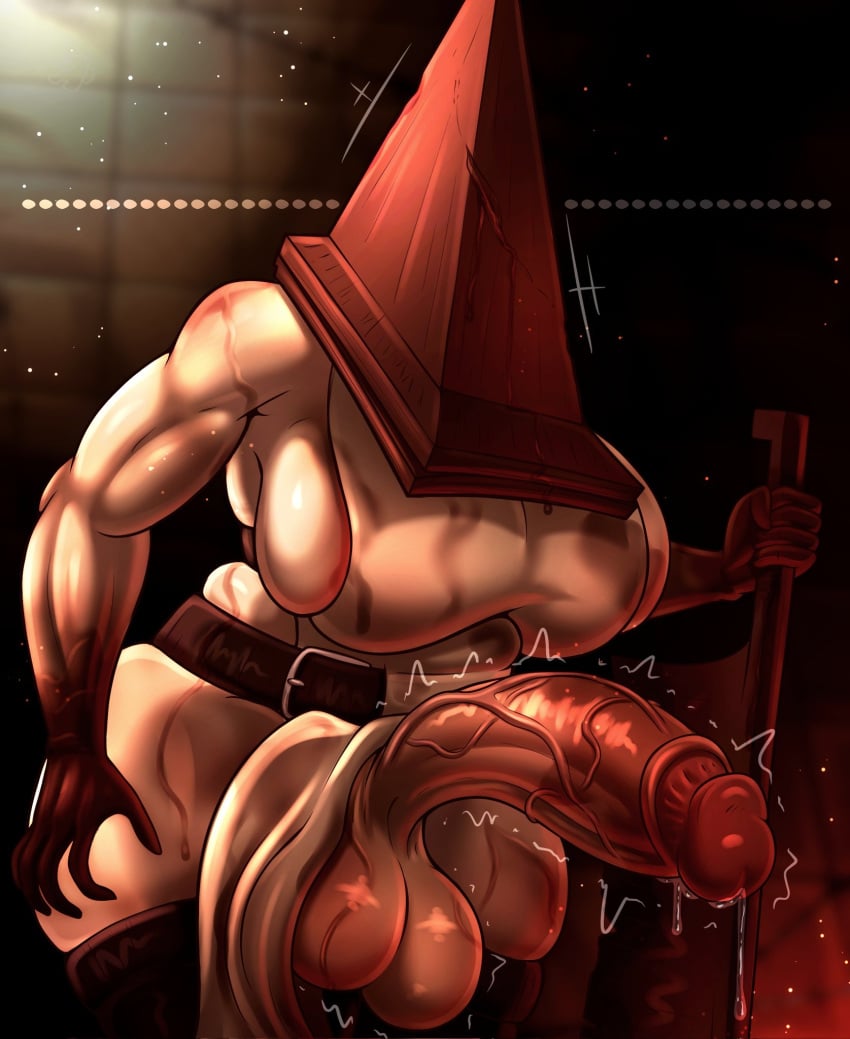 1futa 1pervydwarf balls big_breasts bottomless breasts clothed clothing curvy erection female_pyramid_head futa_only futanari grey_skin huge_balls huge_breasts huge_cock human humanoid humanoid_penis hyper_balls hyper_breasts hyper_penis konami light-skinned_futanari light_skin mature mti_crossgender nipples nude partially_clothed penis pyramid_head rule_63 silent_hill silent_hill_2 solo standing thick_thighs villainess voluptuous wide_hips