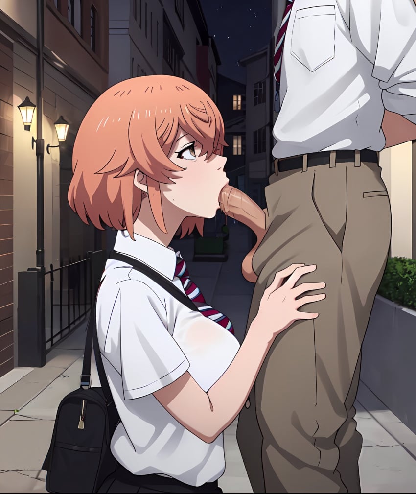 1boy 1boy1girl 1girls 2d ai_generated blowjob couple female female_focus hinata_tachibana male male/female oral_sex patreon penis_in_mouth public public_blowjob public_oral public_sex ranway_(artist) school_uniform sex submissive_female sucking_penis tachibana_hinata takehina takemichi_hanagaki tokyo_revengers uncensored