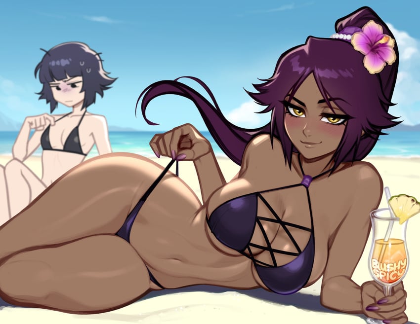 Shihouin Yoruichi (Bleach) Rule 34 Image