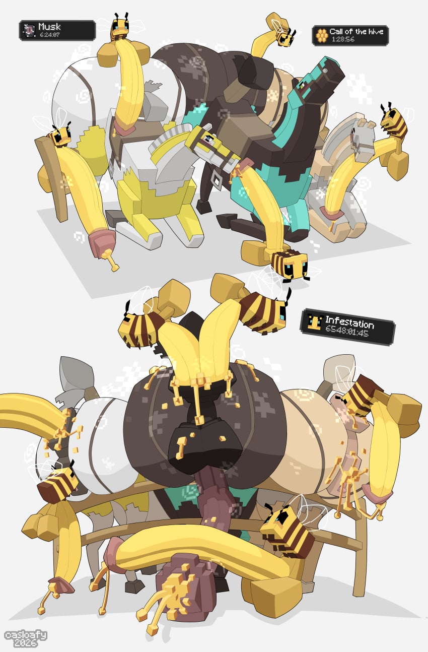 Bee (Minecraft) Rule 34 Image