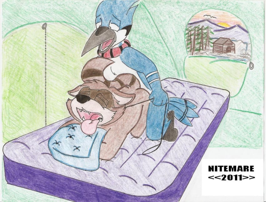 Mordecai (Regular Show) Rule 34 Image