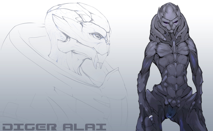 alien female mass_effect meken pussy solo turian