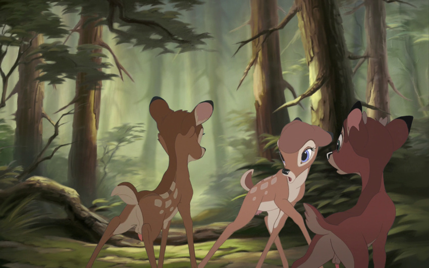 balls bambi_(character) bambi_(film) cub deer disney faline female feral magnus1890 male penis ronno tagme testicles