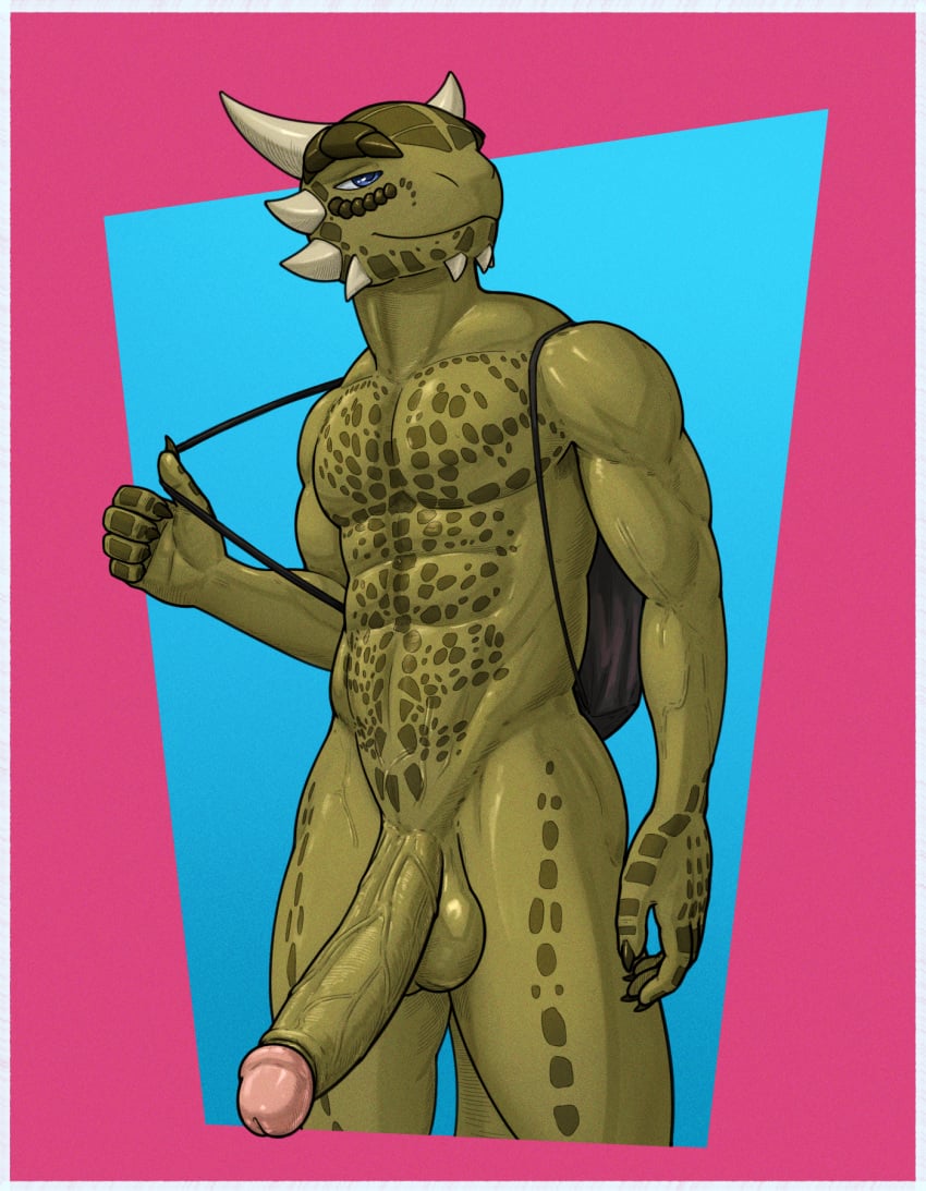 abs anthro argonian balls bethesda_game_studios biceps big_penis blue_eyes gay genitals glistening glistening_balls glistening_body glistening_genitalia glistening_penis hi_res horn huge_cock humanoid_genitalia humanoid_penis male microsoft muscular muscular_anthro muscular_male nude nude_anthro nude_male pecs penis pinup pose reptile scales scalie shen_(archshen) sole_male solo spikes tail tall_lizzard_(artist) the_elder_scrolls vein veiny_muscles veiny_penis