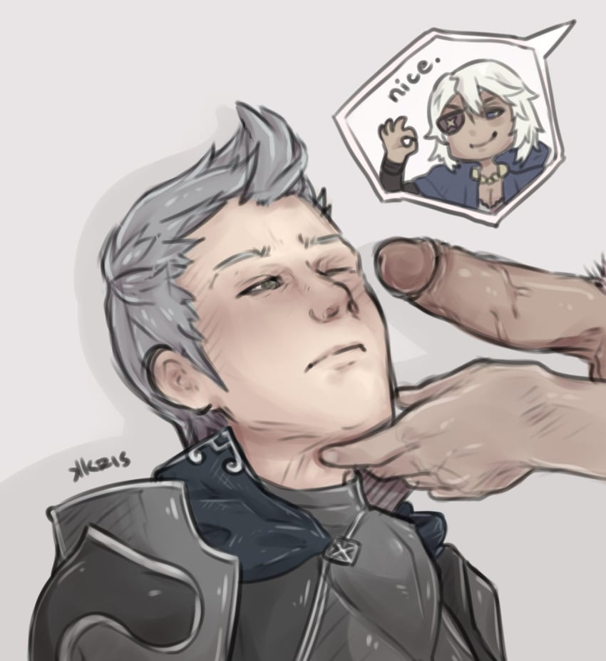 bara cumshot cumshot_on_face erection fire_emblem fire_emblem_fates gay gay_sex interracial interracial_sex niles_(fire_emblem) nsfwkris silas_(fire_emblem)