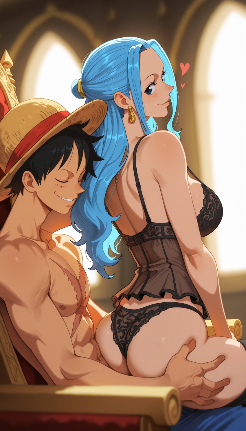 Nefertari Vivi (Monkey D. Luffy) Rule 34 Image