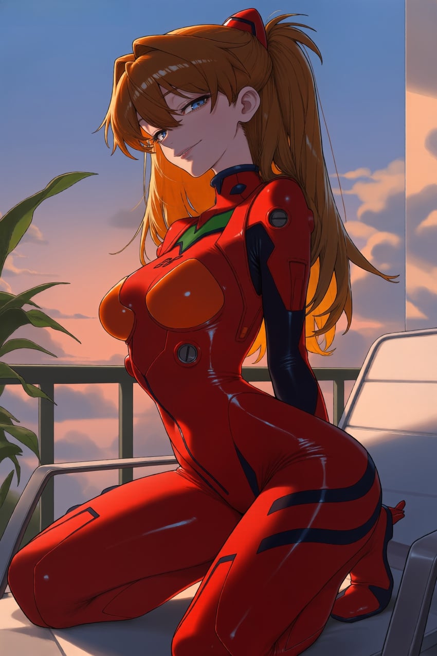 Asuka Langley Sohryu (Neon Genesis Evangelion) Rule 34 Image