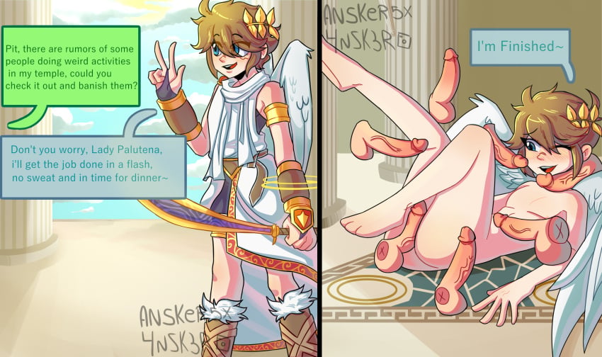 Pit (Kid Icarus) Rule 34 Image